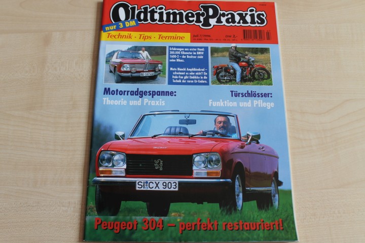 Deckblatt Oldtimer Praxis (07/1996)